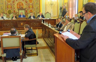 En representació de la Cambra de Comerç, Pimec Comerç Lleida i Fecom ha intervingut Manel Llaràs.
