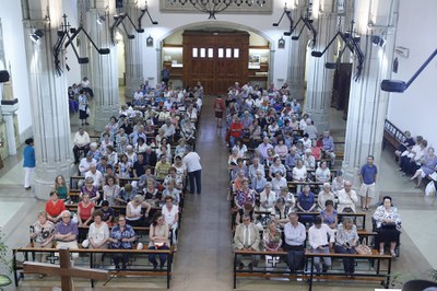L'església dels 'frarets' s'ha omplert amb aquest acte.
