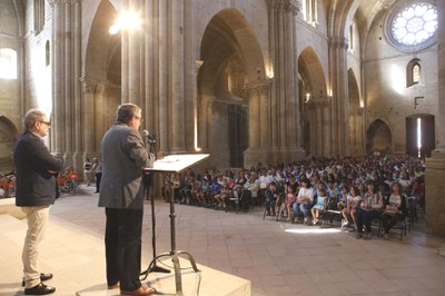 Àngel Ros: “Des de la Seu Vella trametem el valor d’estimar la natura arreu del món”.