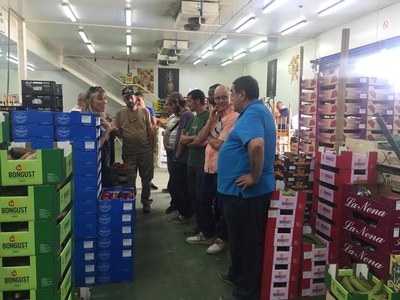 En la visita s’ha treballat amb detall la zona de productors que aglutina més de 200 productors locals i de l’àrea d’influència fins a 60 km.