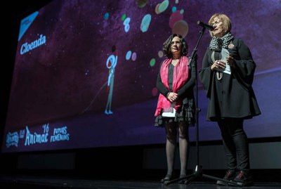 La regidora Montse Parra destaca que aquest reconeixement és un premi a l'aposta decidida des de sempre de la Paeria per Animac.