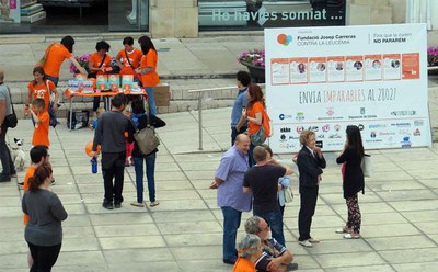 La plaça Sant Joan ha concentrat el gruix d'actes de la campanya dels "imparables".