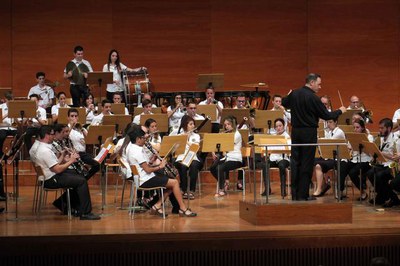 La Banda Simfònica Unió Musical de Lleida s'ha volgut sumar als actes del centenari de la mort d'Enric Granados.