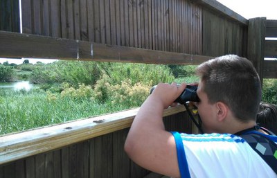 Els participants també han passat pels aiguamolls de Rufea.