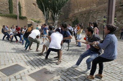 La canalla i els pares i les mares han gaudit de la cloenda participant en tot un seguit d’activitats i jocs.