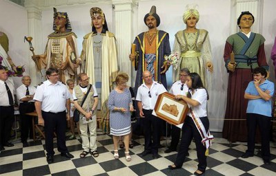 La recepció oficial s'ha fet a la Casa dels Gegants.