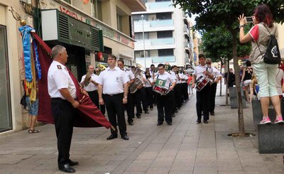 L'Agrupació Musical Iniestense, una de les participants en la cercavila.