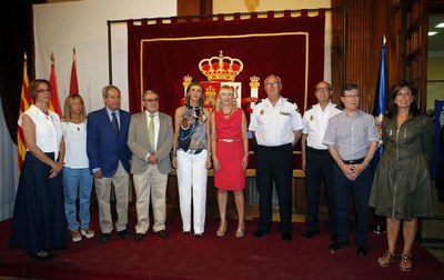 La presa de possessió del nou comissari de Policia ha tingut lloc a la Subdelegació del Govern..