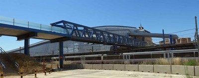 Aquesta és la segona fase de les obres d'arranjament de la passarel·la.