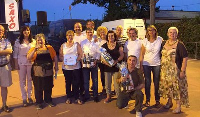 Repartiment d'obsequis als guanyadors i participants.