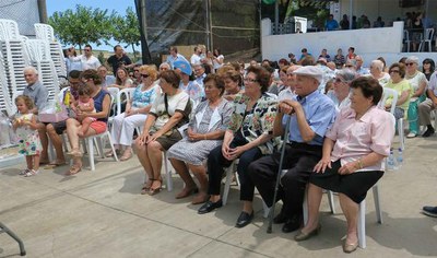 Part dels padrins motiu de l'homenatge.