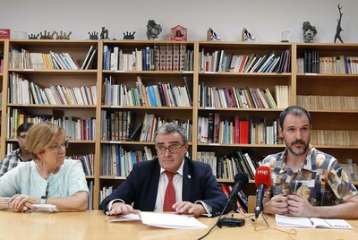 L'alcalde de Lleida, Àngel Ros, ha destacat la posada en marxa del Cicle Formatiu de Grau Superior en Tècniques Teatrals.