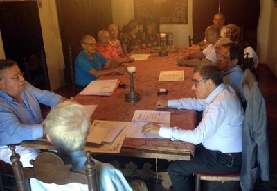 L'alcalde Ros pren el relleu de Carles de Montoliu, a la presidència de l'associació.