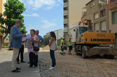 La Paeria està arranjant l'avinguda de Fontanet de la Bordeta.