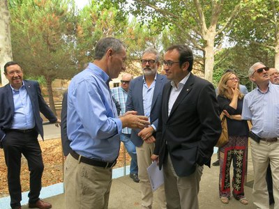 L’alcalde accidental destaca que Lleida és terra de convivència i que les diferents administracions han de treballar plegades perquè l’aigua sigui fo….