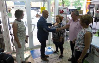 La campanya 'El Desig d'una Ciutat' s'ha presentat a l'establiment Diartel Electrodomèstics.