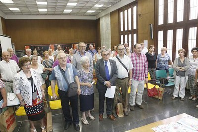 L'alcalde Ros i el regidor Rodamilans s'han trobat aquest matí amb els responsables de les Llars de Jubilats.