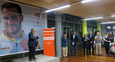 L'alcalde Ros va agrair els èxits a Saül i va recordar que també la ciutat sempre ha estat al seu costat.