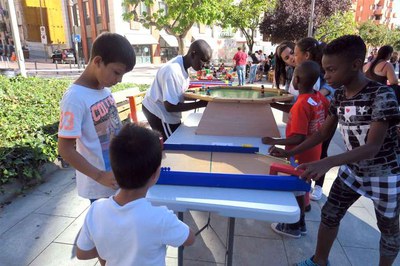 La ludoteca del Centre Històric ha sortit al carrer aquesta tarda.