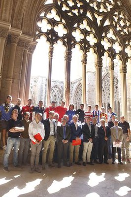 La presentació estatal de l’OK Lliga d'hoquei patins s'ha fet aquest dimecres a la Seu Vella de Lleida.