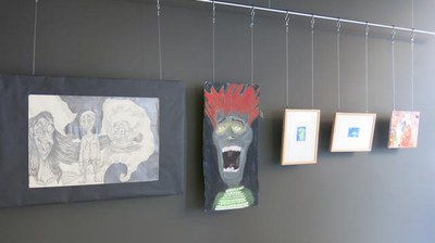 Exposició d’alumnes de l’Escola Traç a l'Aparador de La Palma, fins al 30 de setembre.