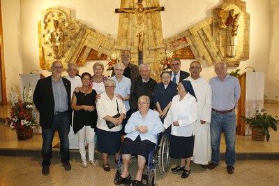 Aquest dimecres s’ha fet a la parròquia de la Mercè l’acte de comiat a la comunitat de religioses les les Filles de la Caritat.