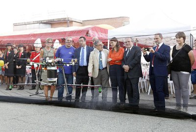 Les noves tecnologies, com els drons, aplicades a l'agricultura també estan presents a la Fira.