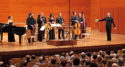 La primera part del concert ha anat a càrrec del grup LleidArt Ensemble.