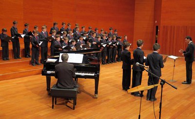 El concert a l'Auditori Municipal ha estat la segona vegada que la Confraria organitza un concert amb l’Escolania de Montserrat.