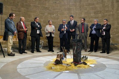 El paer en cap ha agraït l’assistència del conseller en l’acte de lliurament del Premi Marraco.