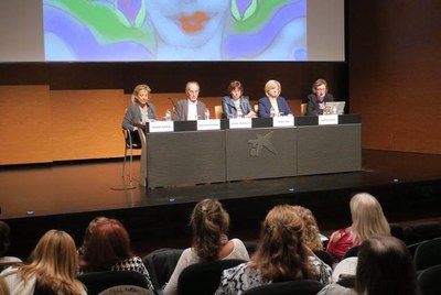 VII Fòrum Dona i Menopausa a Lleida, a CaixaForum, organitzat per Ella y el abanico.