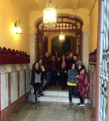 La Ruta Modernista, amb parada a les Cases Balasch, ha tancat les visites guiades de tardor de Turisme de Lleida.