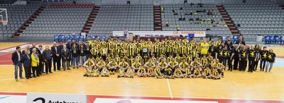 Presentació dels equips del CB Pardinyes al pavelló municipal Barris Nord.