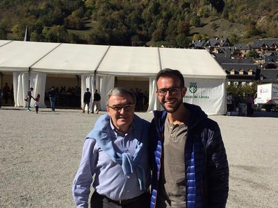 El paer en cap ha estat acompanyat per l’alcalde de Bossòst, Amador Marqués.