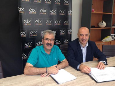 Reunió de la Paeria amb l'associació de comerciants de l'Eix.