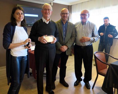 Mn. Joan Jové, el rector de Pardinyes, un dels homenatjats.