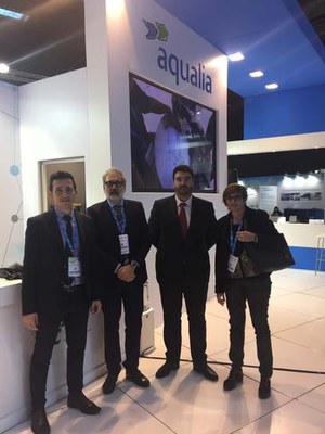 Aqualia, també present a l'Smart Cities Expo World Congress.
