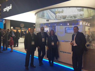 Larrosa ha visitat l'estand de Sorigué.