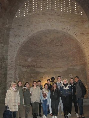 Els alumnes del programa de formació i inserció, PFI-PTT, de l’Institut Municipal d’Ocupació han visitat el Castell Templer de Gardeny..