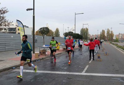 Punts d'avituallament al llarg del circuit.