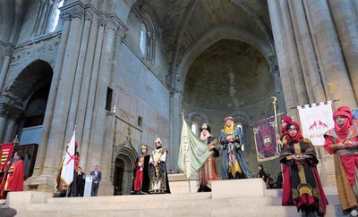 Els cristians procedint al relleu a la capitania.