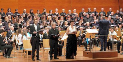 Les veus solistes del concert.