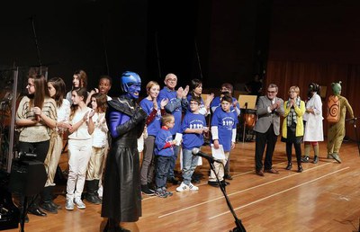 L'acte també ha servit per presentar la campanya solidària d’aquest curs, que per segon any consecutiu se suma a “Posat’ al meu lloc”.