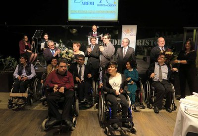 Els dos darrers presidents de l'entitat han tingut un reconeixement 'sorpresa' per la seva dedicació.