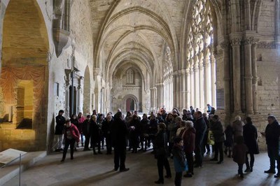 Els assistents també han pogut participar en una visita guiada a la Seu Vella.