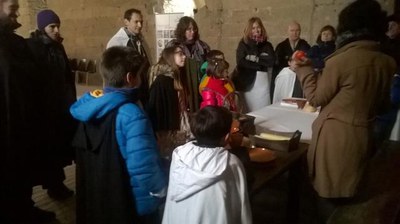 Un centenar de persones han gaudit durant aquests dies de la història del castell templer.