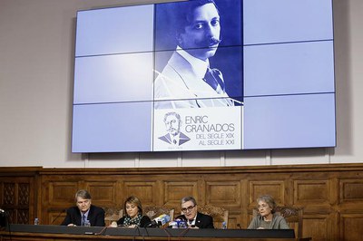 Ros ha enaltit la figura de Granados i “la seva aportació i el seu vincle amb el modernisme, amb les avantguardes musicals europees i amb el teatre l….