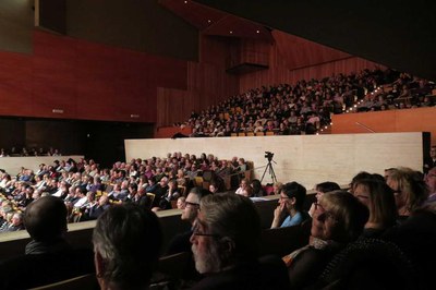 La Banda de Lleida ha tornat a omplir l'Auditori Municipal.