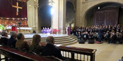 El bisbe Salvador ha presidit la cerimònia litúrgica.