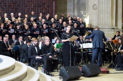 Montse Seró, David Garravé i Àlex Bometón han estat els solistes del concert.
